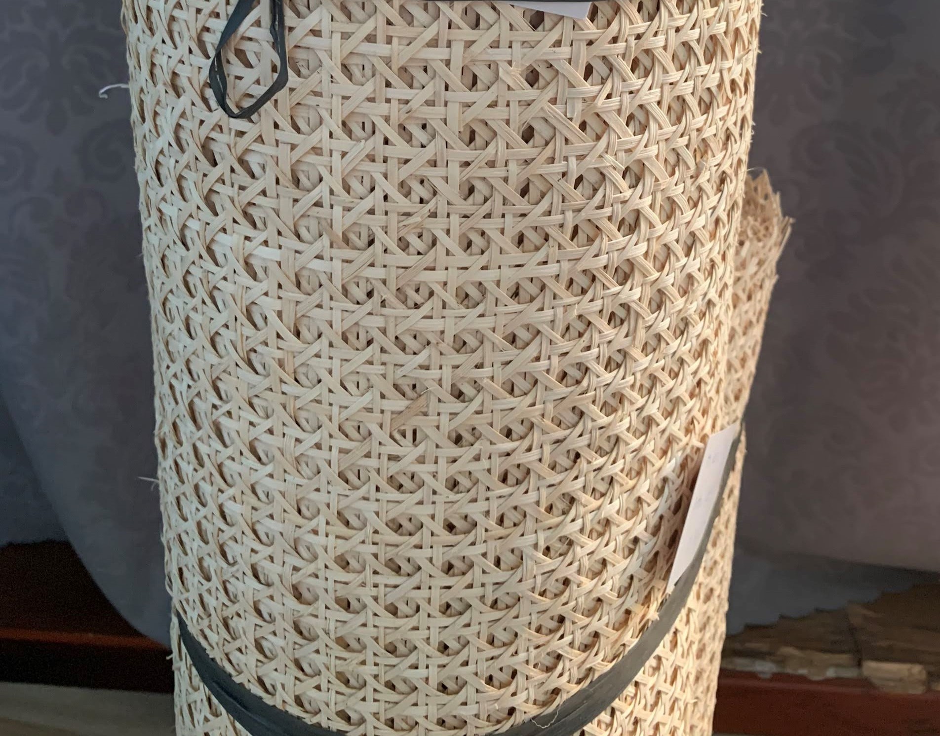 Factory High Quality Natural Mesh Rattan Cane Webbing Roll Woven from 99 Gold Data Vietnam