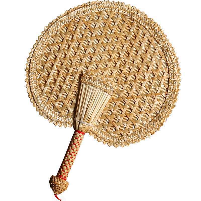 Eco- Friendly Palm Leaf Hand Fan/Bamboo Hand Fan