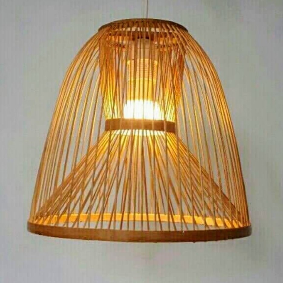 Hot Trend Bamboo Light Lamp Soft And Warm Light Perfect For A Mood Lighting In The Indoor Outdoor Of A House