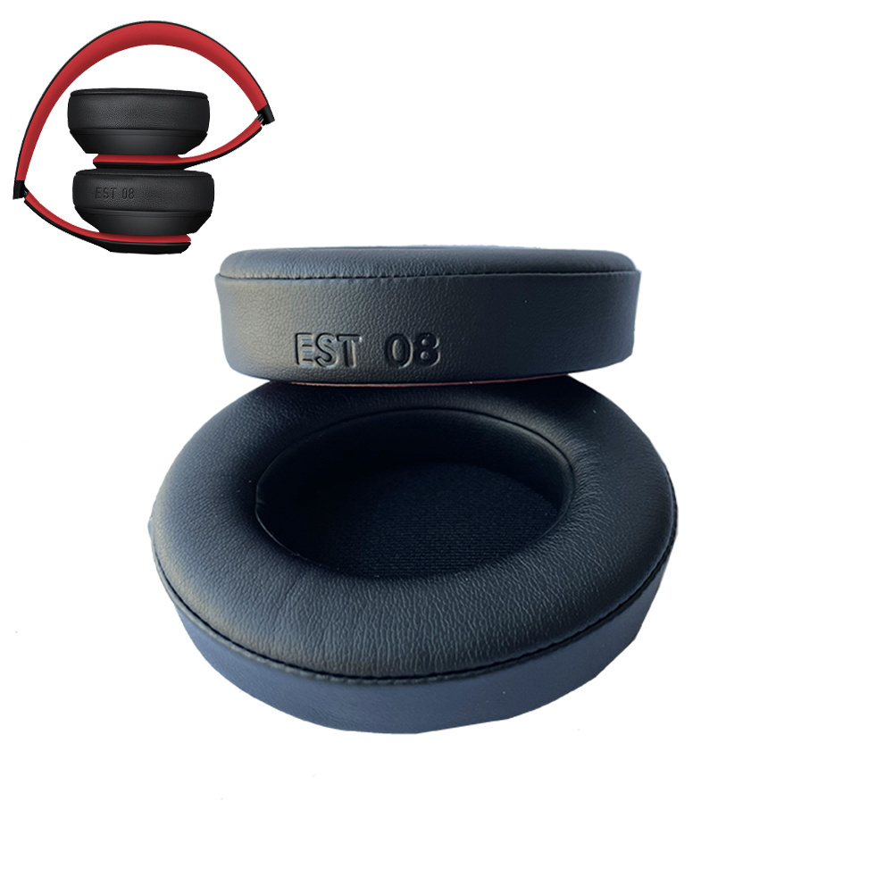 Replacement Protein Leather Memory Foam 10th Anniversary Studio 3 Ear Pads Ear Cushion Cups Repair Parts for Beats Studio 2 / 3