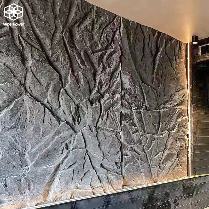 FRP stone wallboard raw stone panel stone slab 3D Faux Concrete Veneer Wall for Interior and Exterior Covering Panel