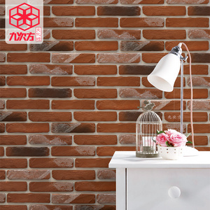 Classic old red brick tile thin brick veneer