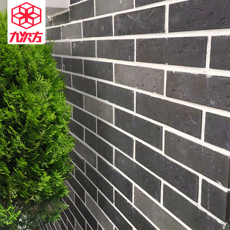 Factory direct sale Black brick  Chinese style cement brick tile exterior