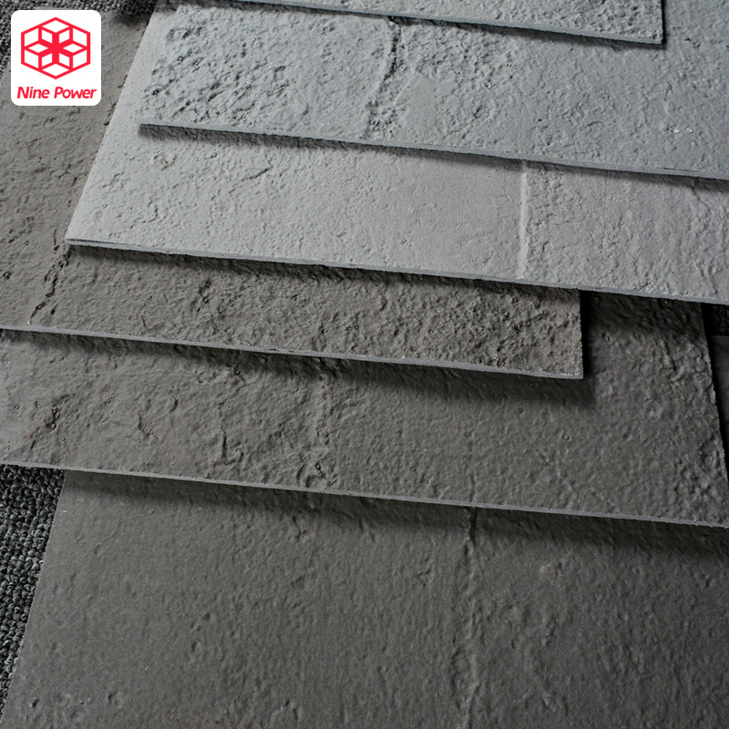 MCM soft tiles cement concrete board flexible stone wall panel for house store restaurant decorating