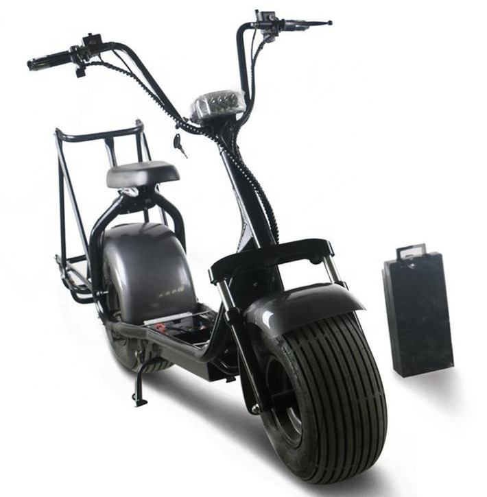 2020 fashion new design 1500w 60v 20ah electric scooter 2020/city coco with golf support