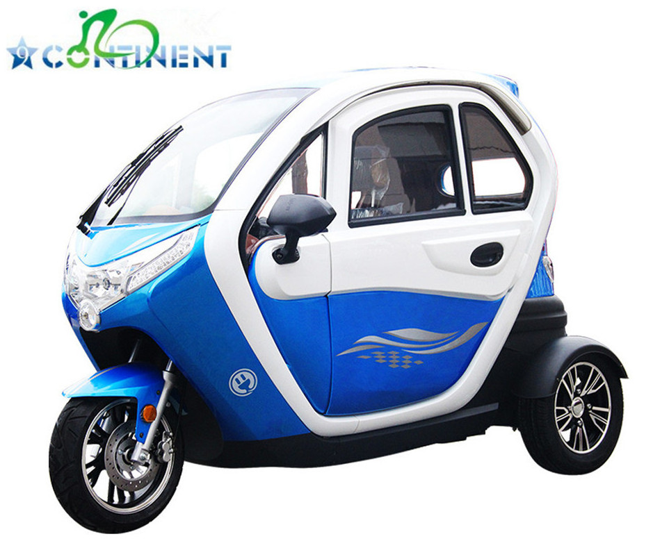 Hot sale new arrival fully enclosed closed electric 3 wheel 2 person electric car disabled enclosed electric car