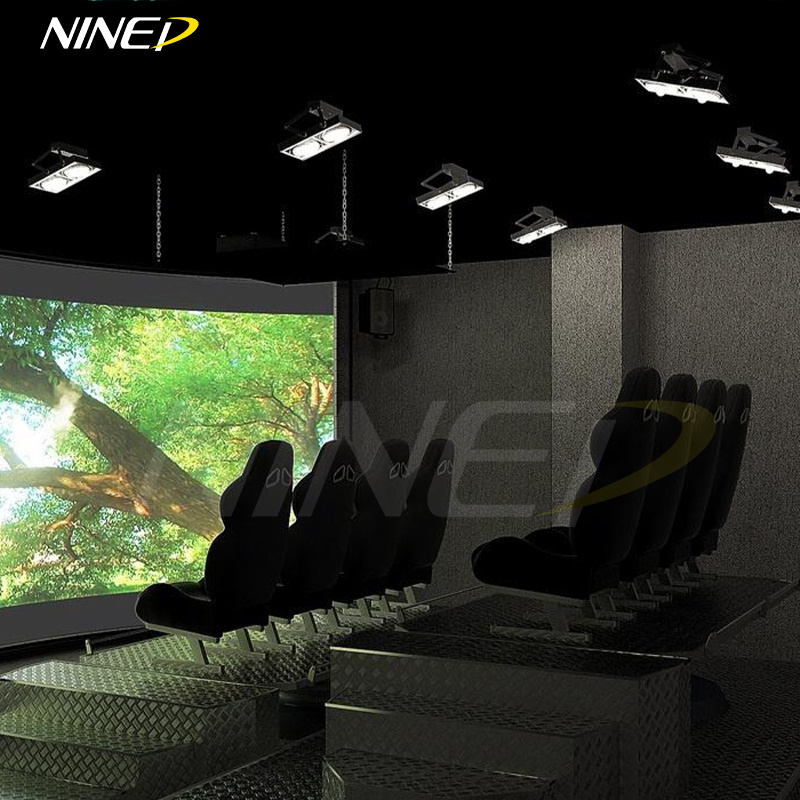 3d 4d 5d Cinema One Stop Vr Theme Park Game Machine Metal Shopping Mall 5D Cinema Hydraulic System 6 Seats Indoor Arcade Games