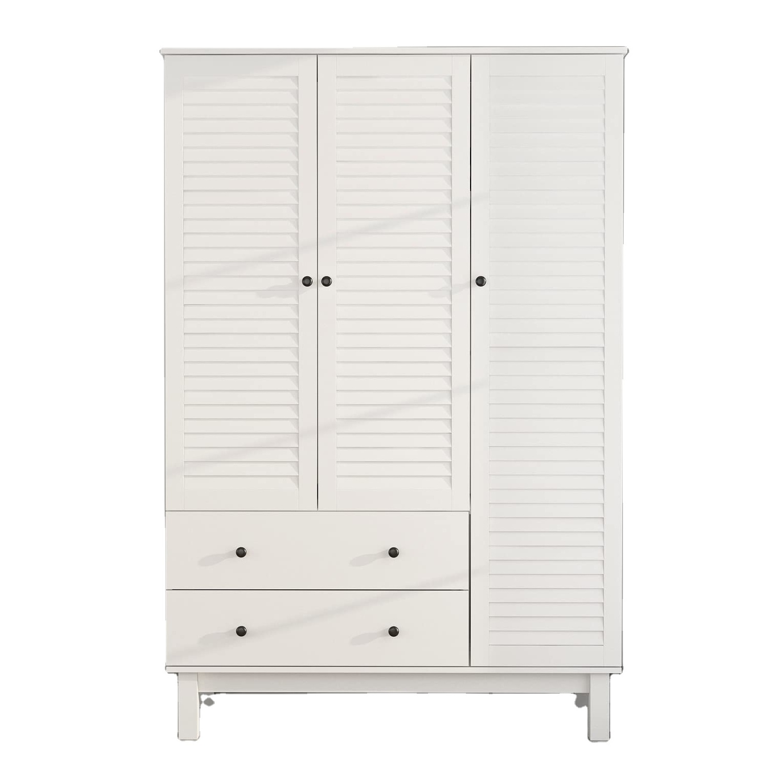 Large freestanding wholesale wooden furniture modern bedroom cabinet wardrobe with drawers