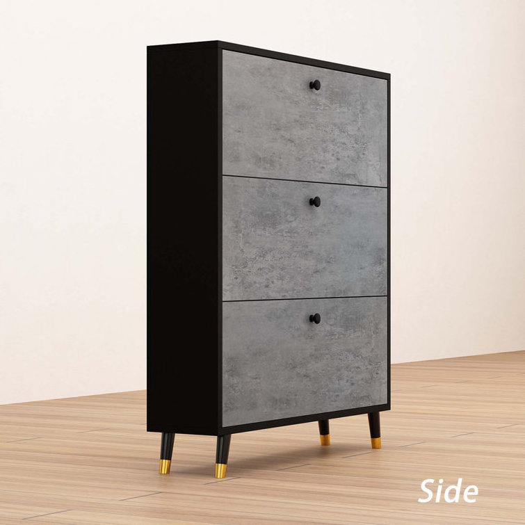 Modern Shoe Cabinet Furniture Luxury with Hidden Shoe Rack Entryway Cabinet Large Capacity Shoe Storage Organizer