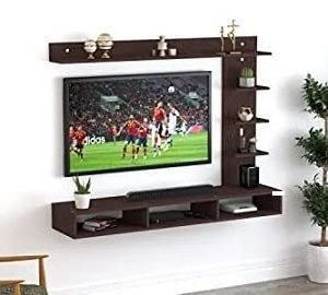 Wall Mounted TV Entertainment Unit Cabinet with Shelves Storage TV Cabinet Wall Hanging Set Top Box Wall Stand for Living room