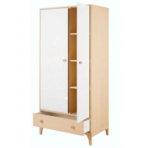 High Quality White Modern Style Wholesale High-capacity  Wooden Wardrobe