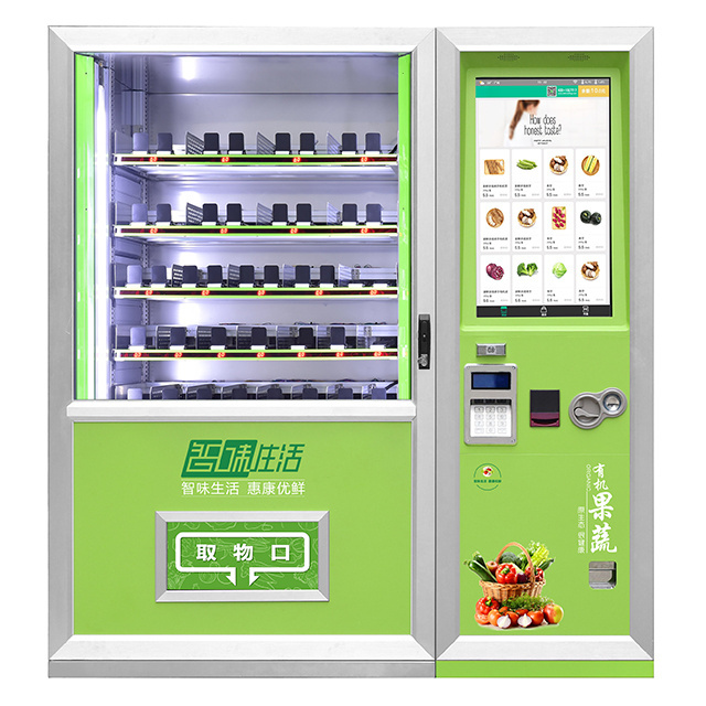 China factory wholesale hamburger sandwich cake vending machine with conveyer belt dispensing