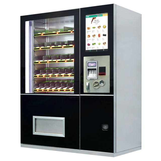 unmanned contactless Pringles chip snacks Vending machine with cash and cashless payment options