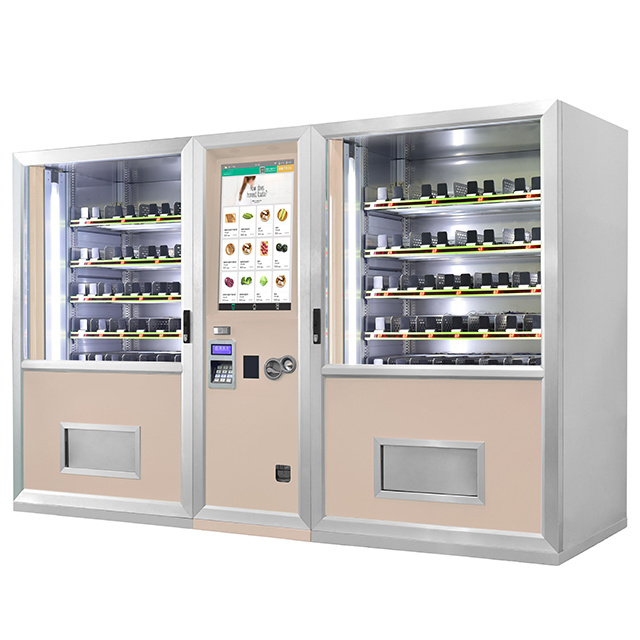 Factory Direct Sales top selling customized cold drinks snacks vending machine micro market with elevator