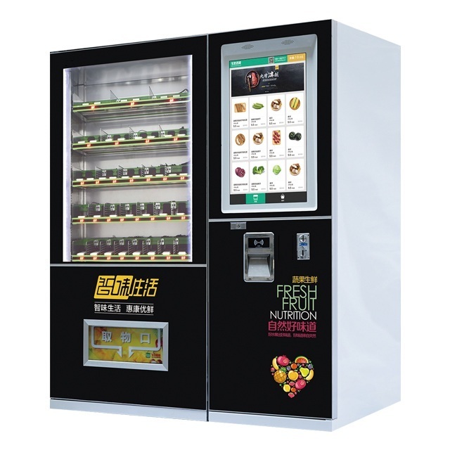 unmanned contactless bottled perfume scent vending machine with cash and cashless payment options