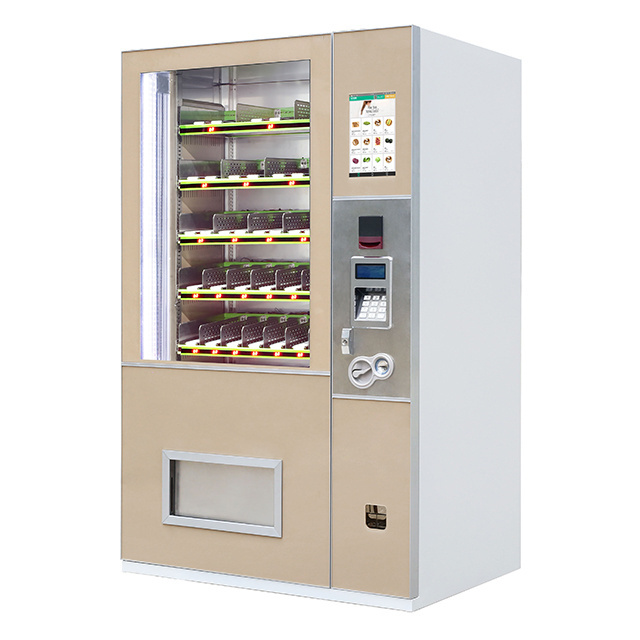 Big bottle cold alcohol vending machine with elevator function