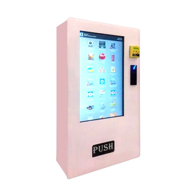 small wall mounted cashless card payment vending machine for cigerattes lashes lip gloss