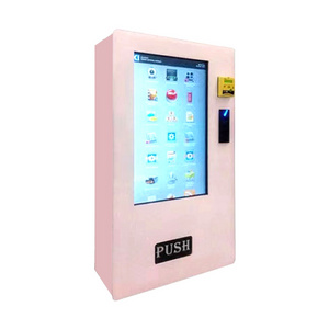 small wall mounted cashless card payment vending machine for cigerattes lashes lip gloss