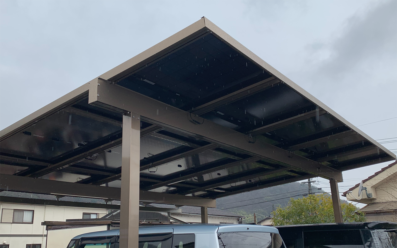 Professional design fast installation pv racking solar carport structure for carport solar mounting system