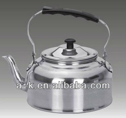 Wholesale kitchenware aluminum polish stainless steel coffee kettle