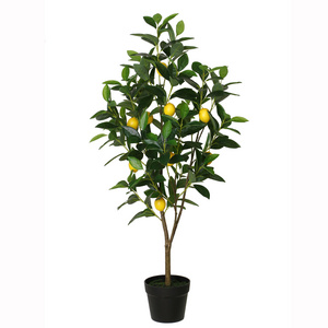 plantas artificiales faux potted fruits plants artificial lemon tree for decor