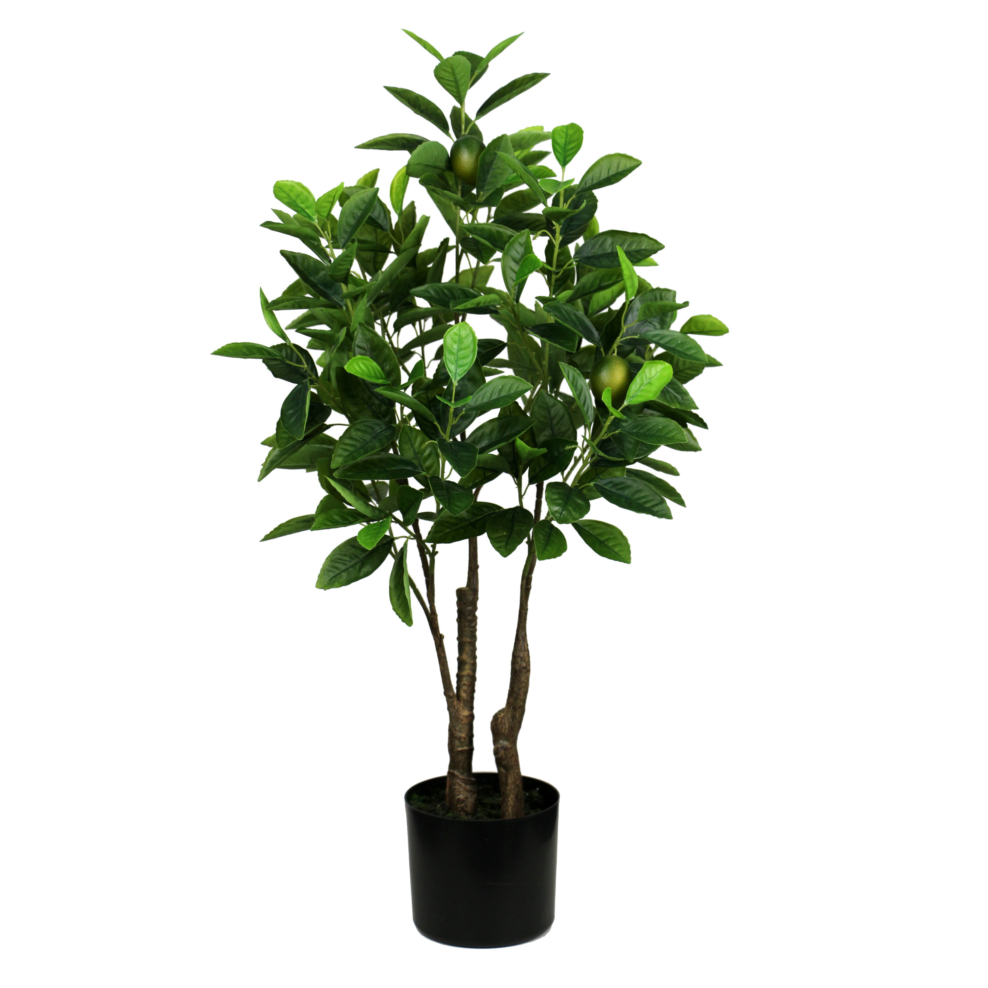 plantas-artificial wholesale plastic 85cm faux Artificial lemon fruits tree