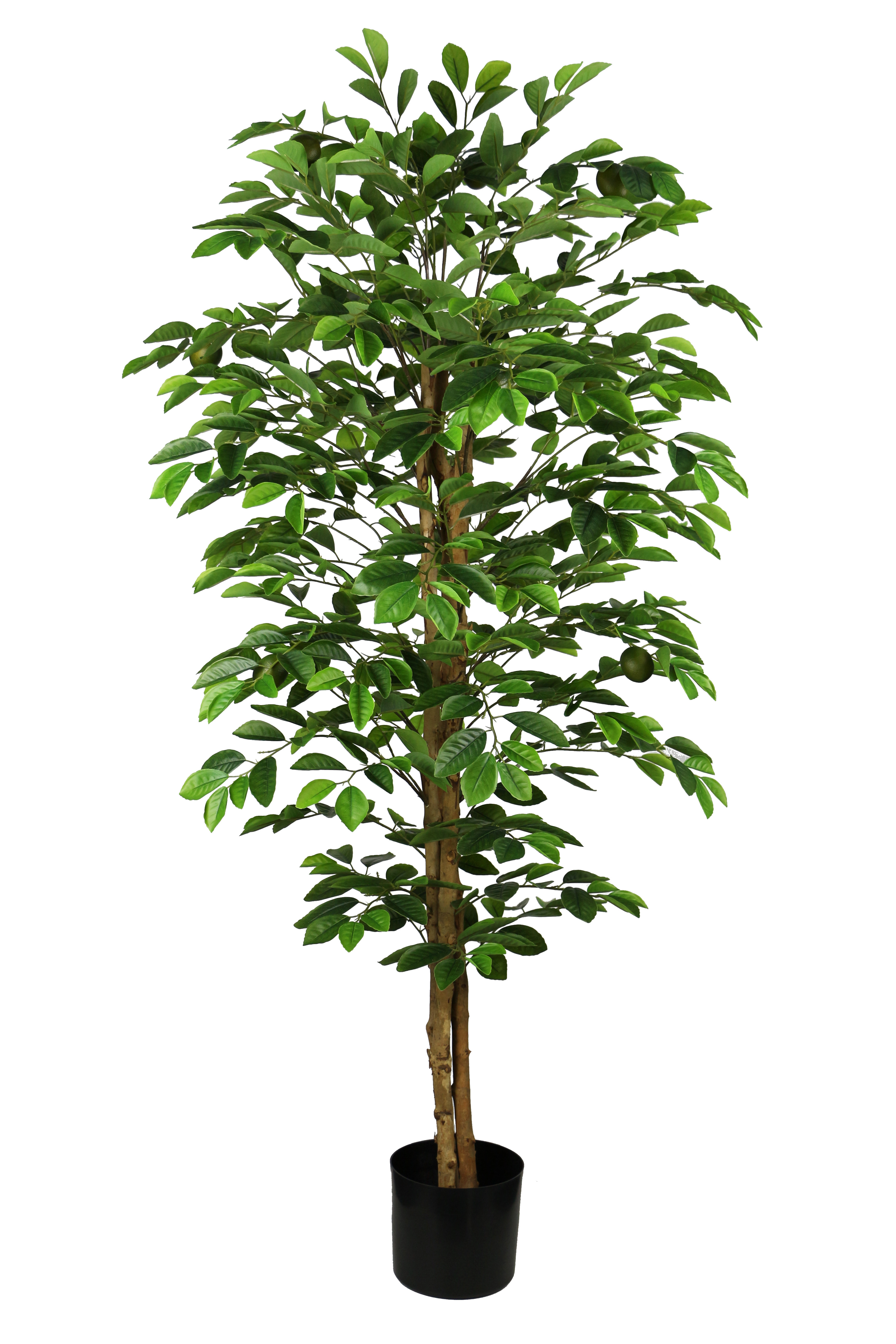 plantas-artificial wholesale plastic 85cm faux Artificial lemon fruits tree