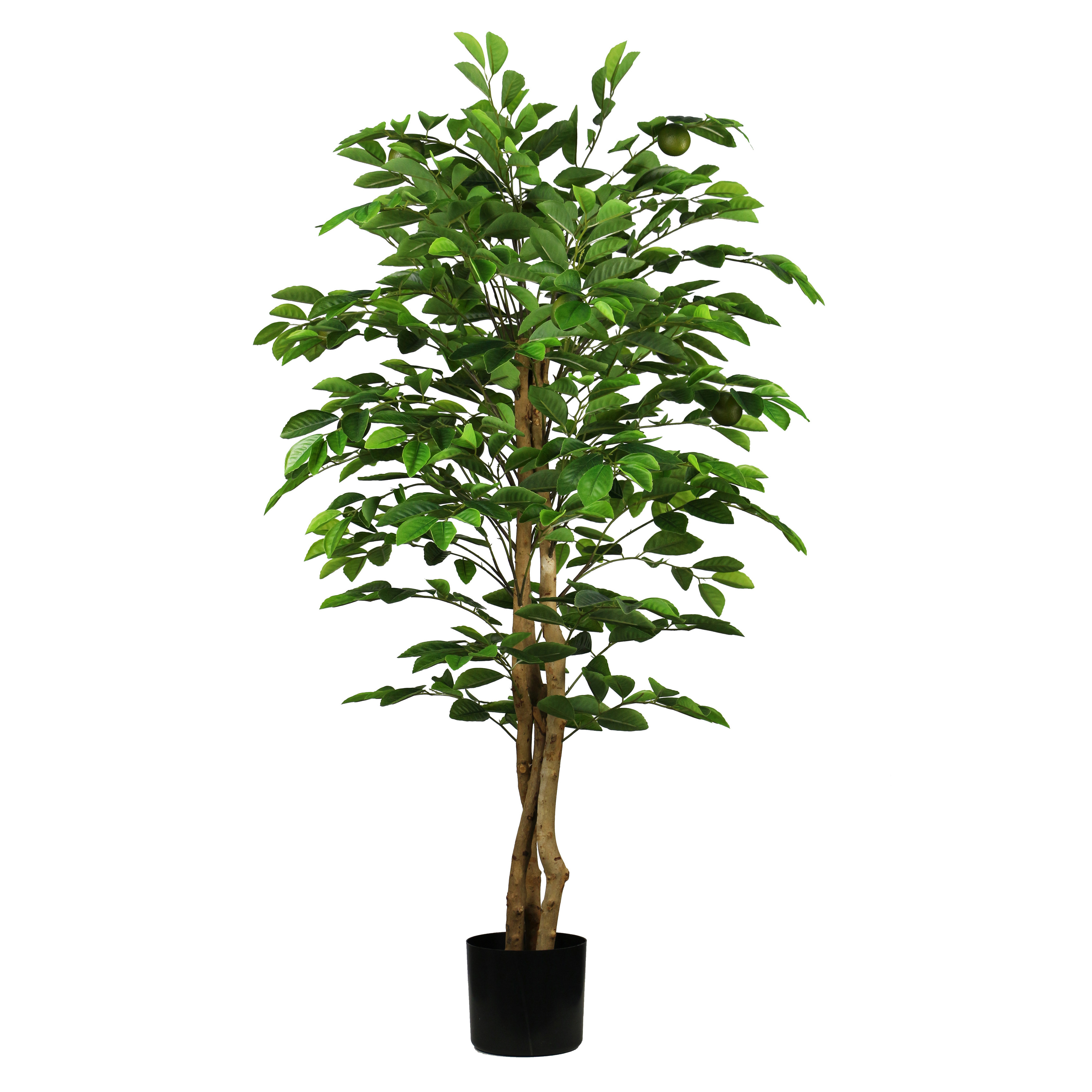 plantas-artificial wholesale plastic 85cm faux Artificial lemon fruits tree