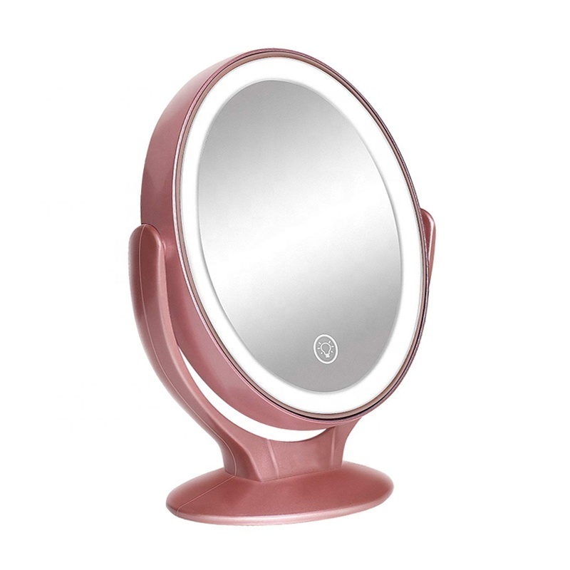 Best LED makeup mirror with led light for cosmetic 7x magnifying bling vanity mirror touch control smart mirror touch screen