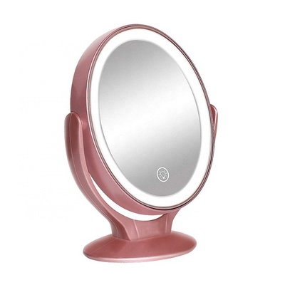 Best LED makeup mirror with led light for cosmetic 7x magnifying bling vanity mirror touch control smart mirror touch screen