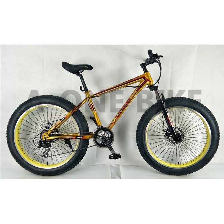 China Hard Frame Ordinary Pedal 26 Inch Cycling Boys Bike Snow Fat Tire Bicycle Bike