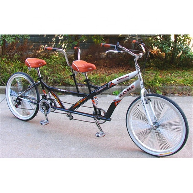 Cheap bikes 2 wheels tandem bike in the park/4 person bicycle bikes cycling