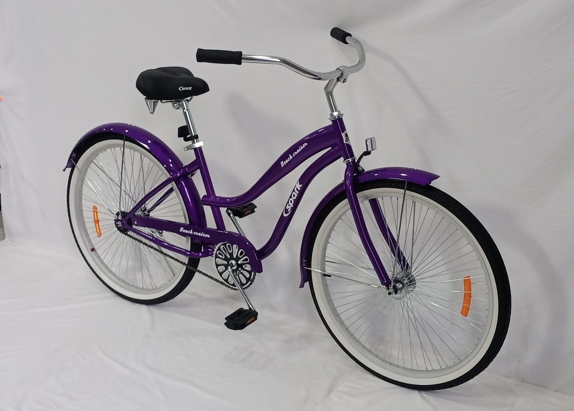 Adult black color sport goods beach cruiser lowrider bike in stock for sale