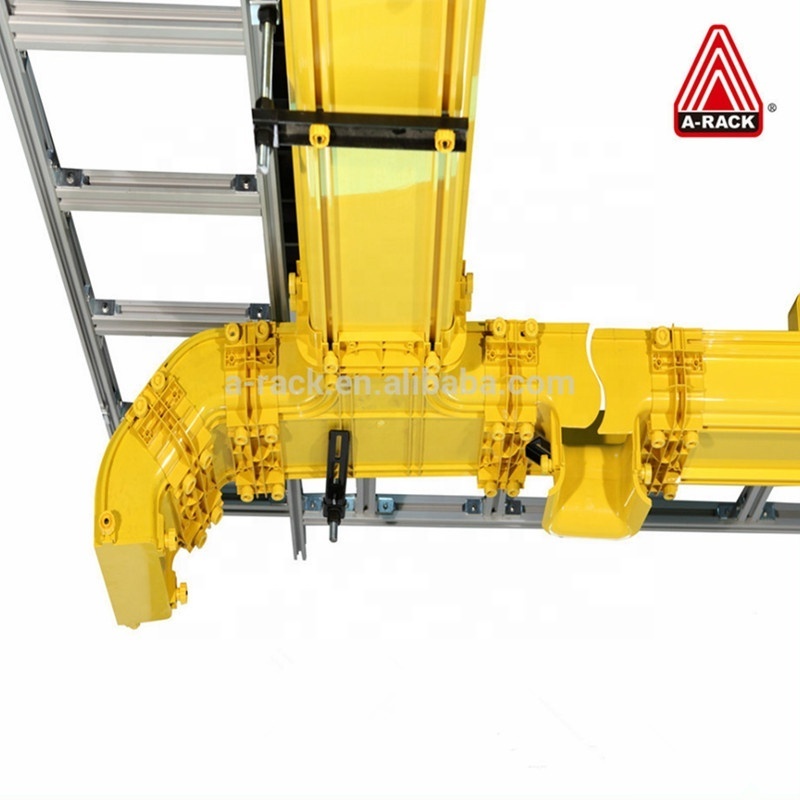 High Quality PVC Fiber cable tray OEM ODM Manufacturer Fiber Duct Tray Optic Fiber Raceway for data center yellow