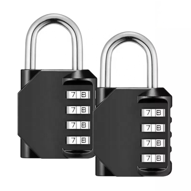 Hot sale heavy duty gym locker zinc alloy 4 digit combination padlock door safe luggage security combination lock