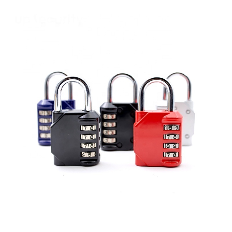 Hot sale heavy duty gym locker zinc alloy 4 digit combination padlock door safe luggage security combination lock