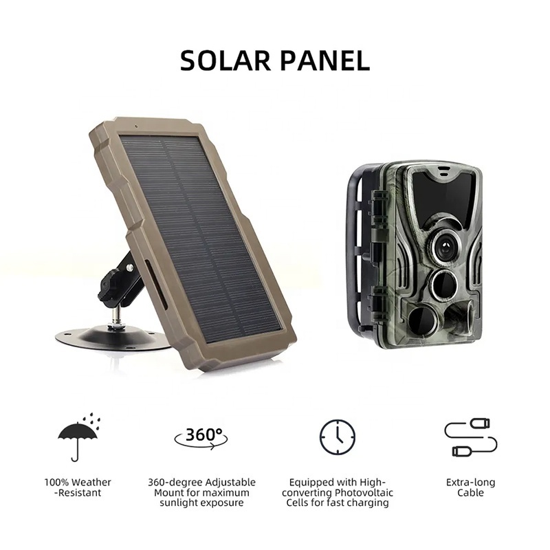 6V/12V Built in 3000mAh battery US/EU Plug Outdoor Solar Panel Charger for Suntek Hunting Trail Camera