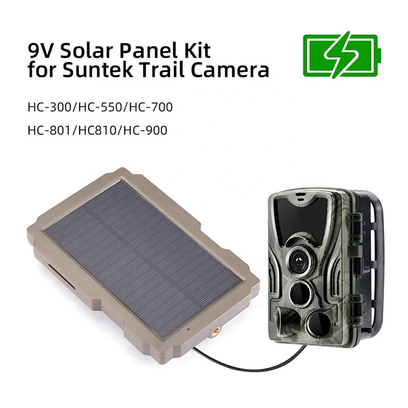 6V/12V Built in 3000mAh battery US/EU Plug Outdoor Solar Panel Charger for Suntek Hunting Trail Camera