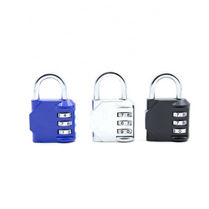 U Combination Lock Padlock 3 Digit Heavy Duty Gym Locker Travel Suitcase Bag password lock padlock master pack combination