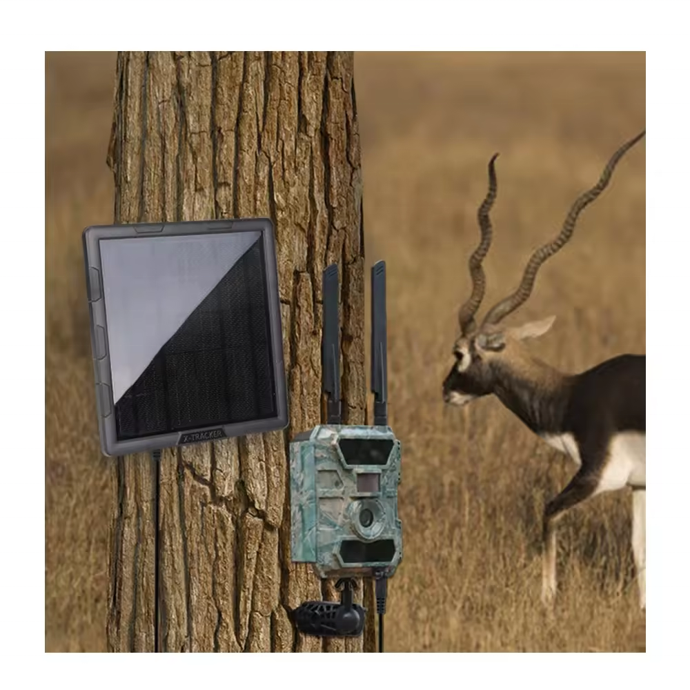 Portable High Power Outdoor portable 6v 12v small Solar Panel kit with battery for Hunting Camera Trail Camera IP68 6000mAh