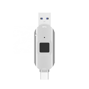 Bulk Fingerprint USB3.0 encrypted usb flash drive with password encryption Memory Stick Security Protection Thumb Drive