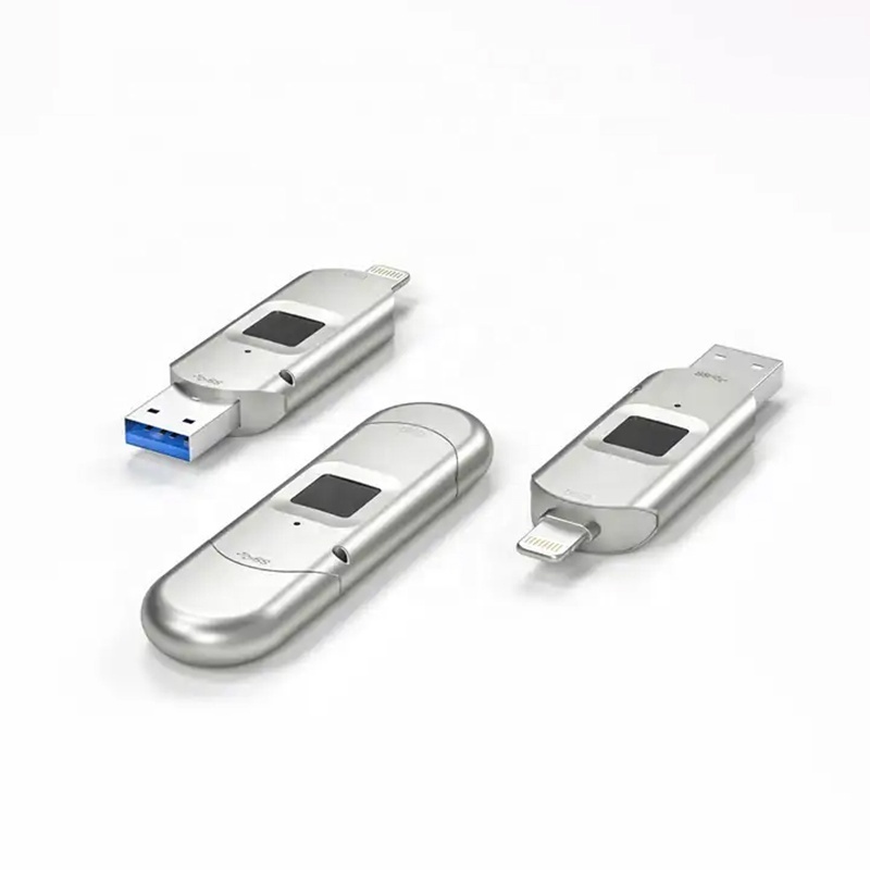 New arrival USB 3.0 flash drive fingerprint pen drive usb stick encrypted Recognition USB Flash Drive 64GB 128GB 256GB 512GB