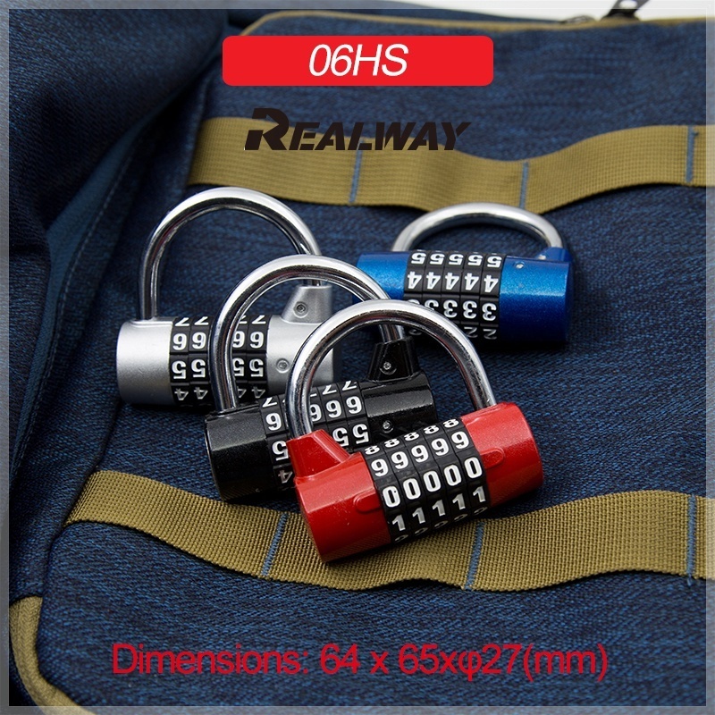 Suitcase luggage GYM safety password lock combination padlock 5 digit