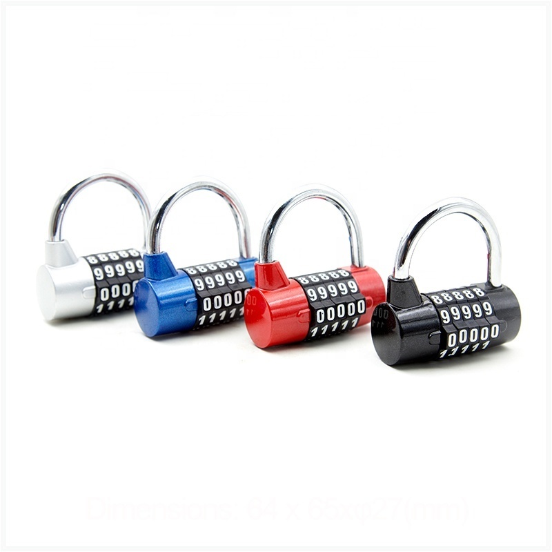 High quality 5 digit combination lock gym club swimming pool Cabinet Anti-theft padlock number briefcase combination locks