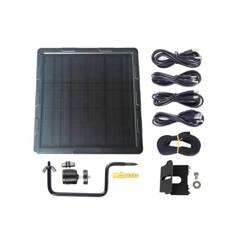 Hot 6V 12V 5W solar panels battery charger power bank solar charger with 6000mah battery for outdoor hunting trail camera