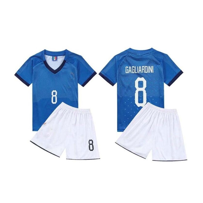 Personalized Kids Boy Girl Toddlers Youth Football Shirts Football Soccer Jersey Suits Cheap