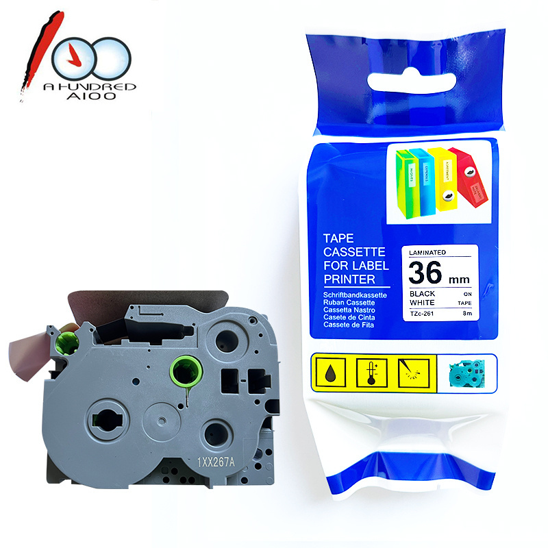 Compatible Brother TZe761 TZe861 Tez961 TzeM961 TZem61 36mm*8m label tape cartridge