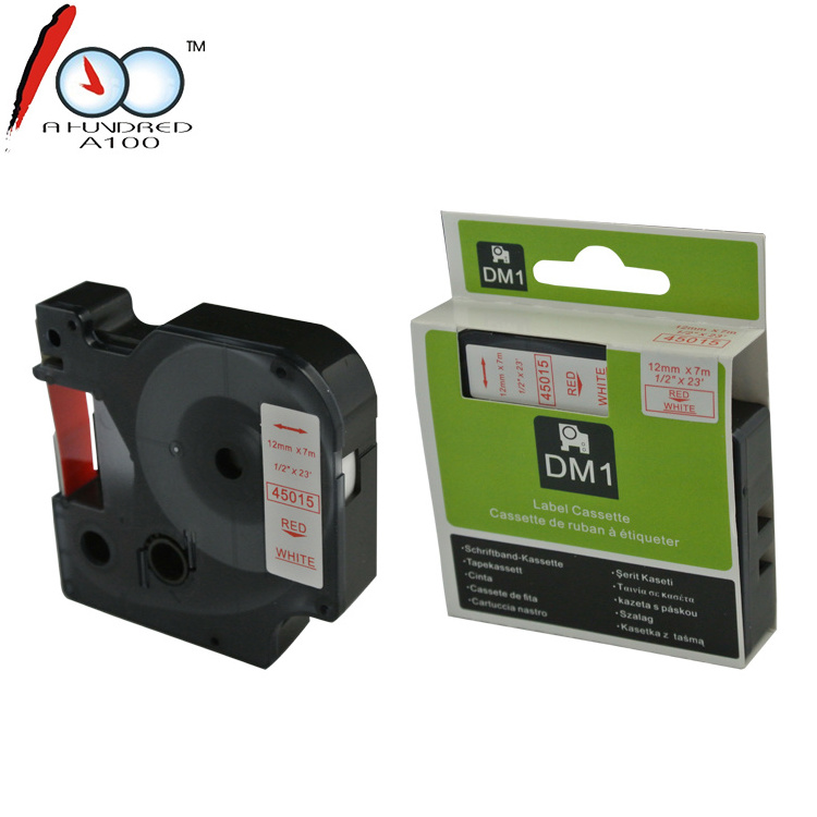 Compatible Dymo 45013 45014 45015 12mm * 7m label tape cartridge