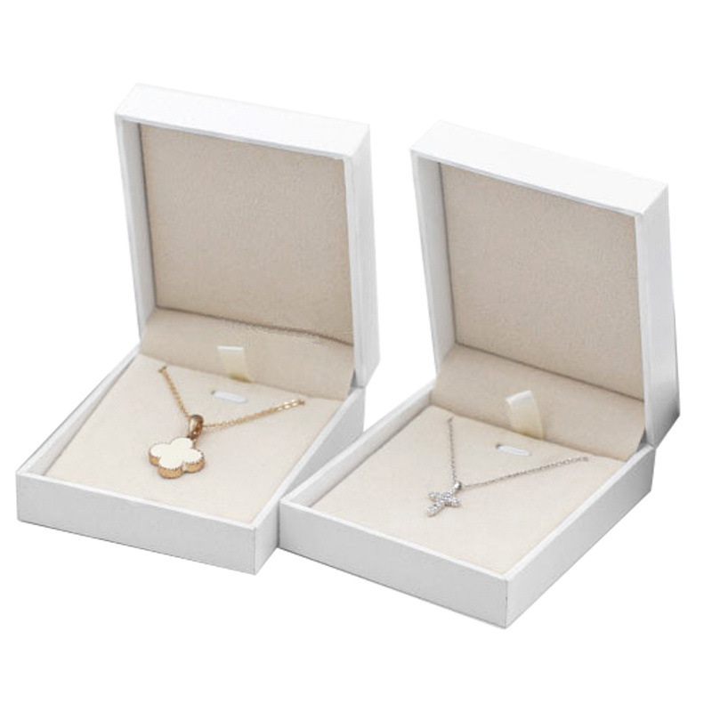 A1 New Design Filling Paper Jewelry Gift Box Necklace Ring Pendant Earring Bangle cardboard jewellery box White Boxes