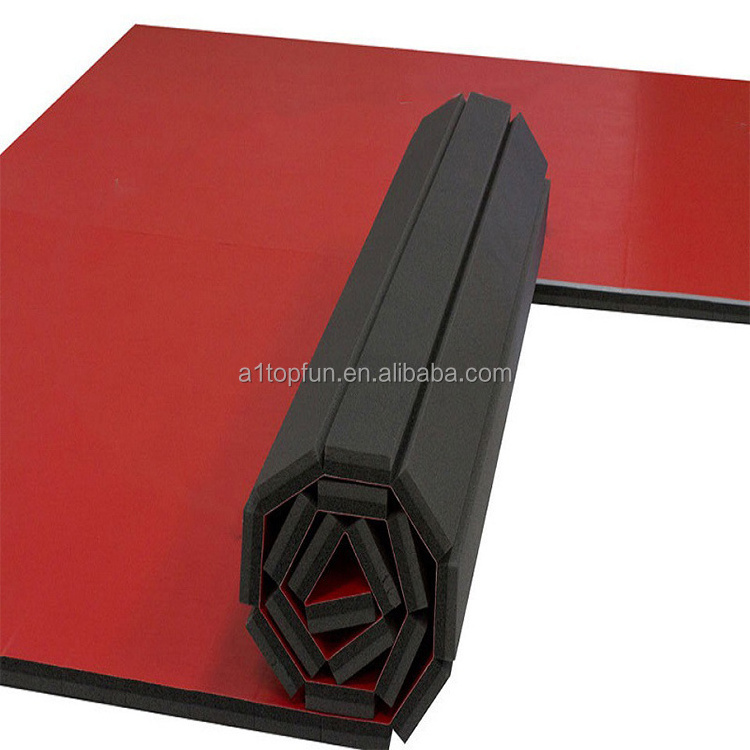 Cheap Taekwondo Jiu-jitsu Mma Karate Bjj Tatami Flexi Roll Wrestling Mat